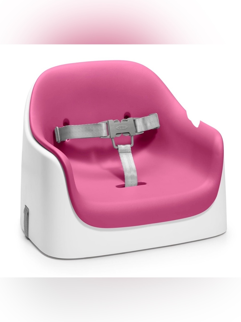 OXO Tot Pink Booster Seat Insert with Safety Harness